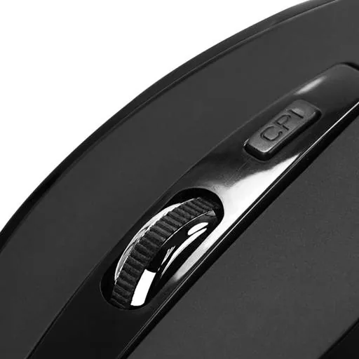 Mouse Inalámbrico Klip Xtreme Klever, 6 Botones, Receptor Wireless, Negro 3