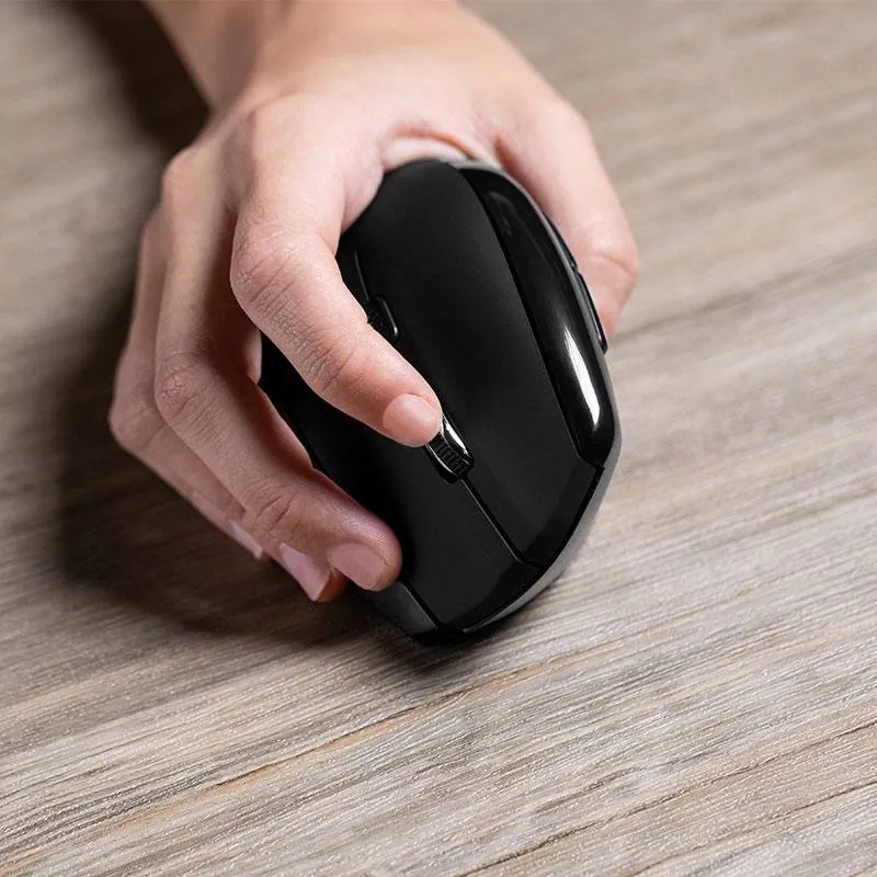 Mouse Inalámbrico Klip Xtreme EverRest, Ergonómico, Diestro, 2.4GHz, Black 9