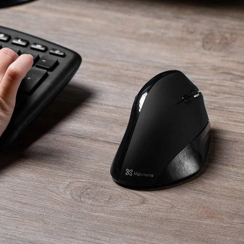 Mouse Inalámbrico Klip Xtreme EverRest, Ergonómico, Diestro, 2.4GHz, Black 12