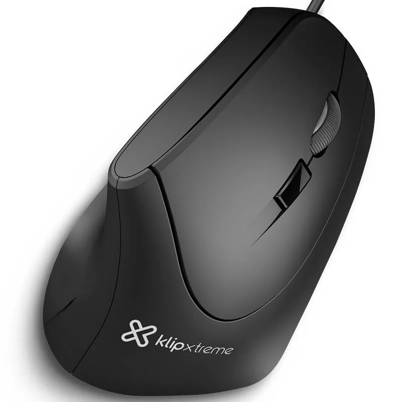 Mouse ergonómico Klip Xtreme Krown KMO-506, Diseño vertical, ultra ergonómico, 6 Botones 3