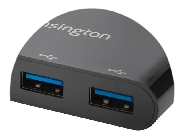 Adaptador hub Portable Kensington PocketHub, 2 x USB-B + 2 x USB-C, Negro 3