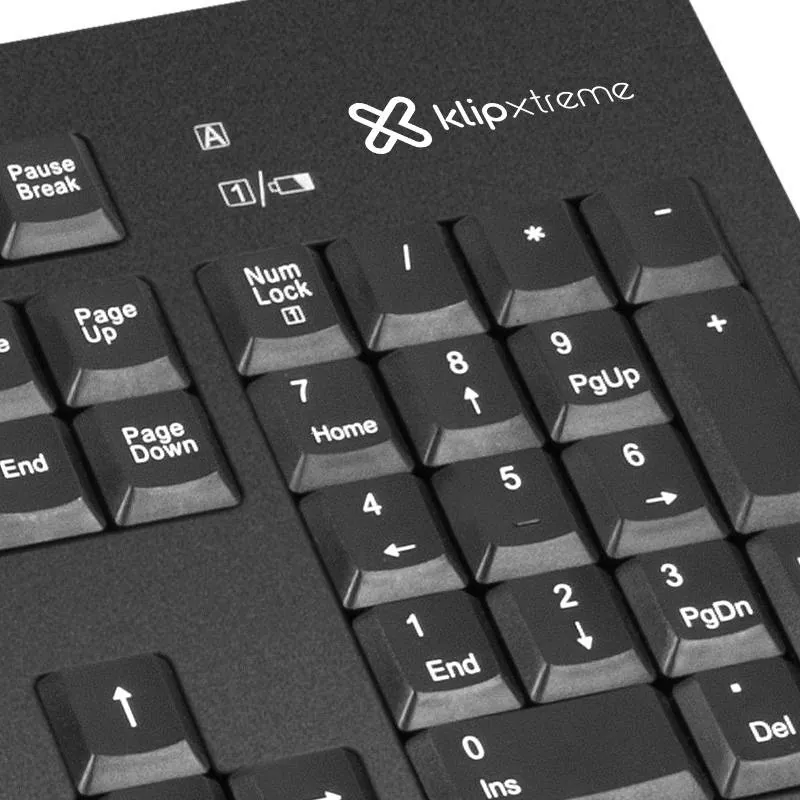 Kit Teclado + Mouse Klip Xtreme Inspire KCK-265S, Color Negro 6