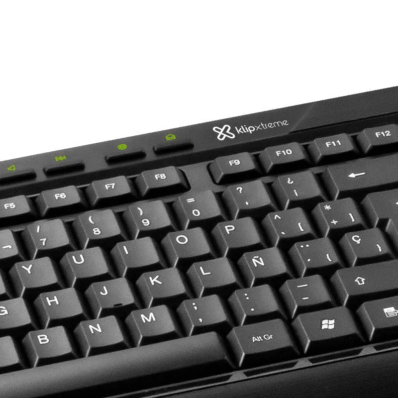 Kit Teclado y Mouse Klip Xtreme KCK-251S DeskMate 4