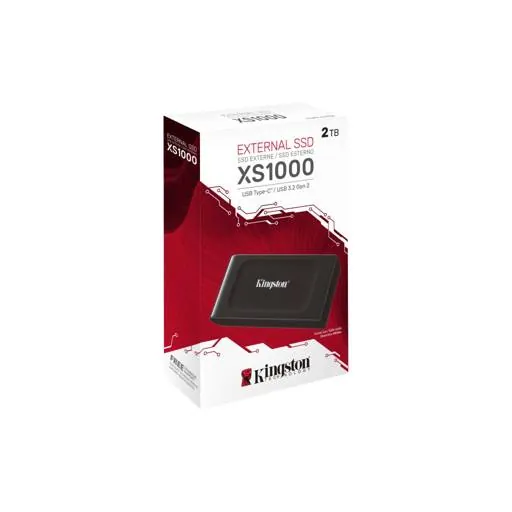 Unidad SSD Externa Kingston XS1000 2TB, USB 3.2 Gen 2, Hasta 1050MB/s 4