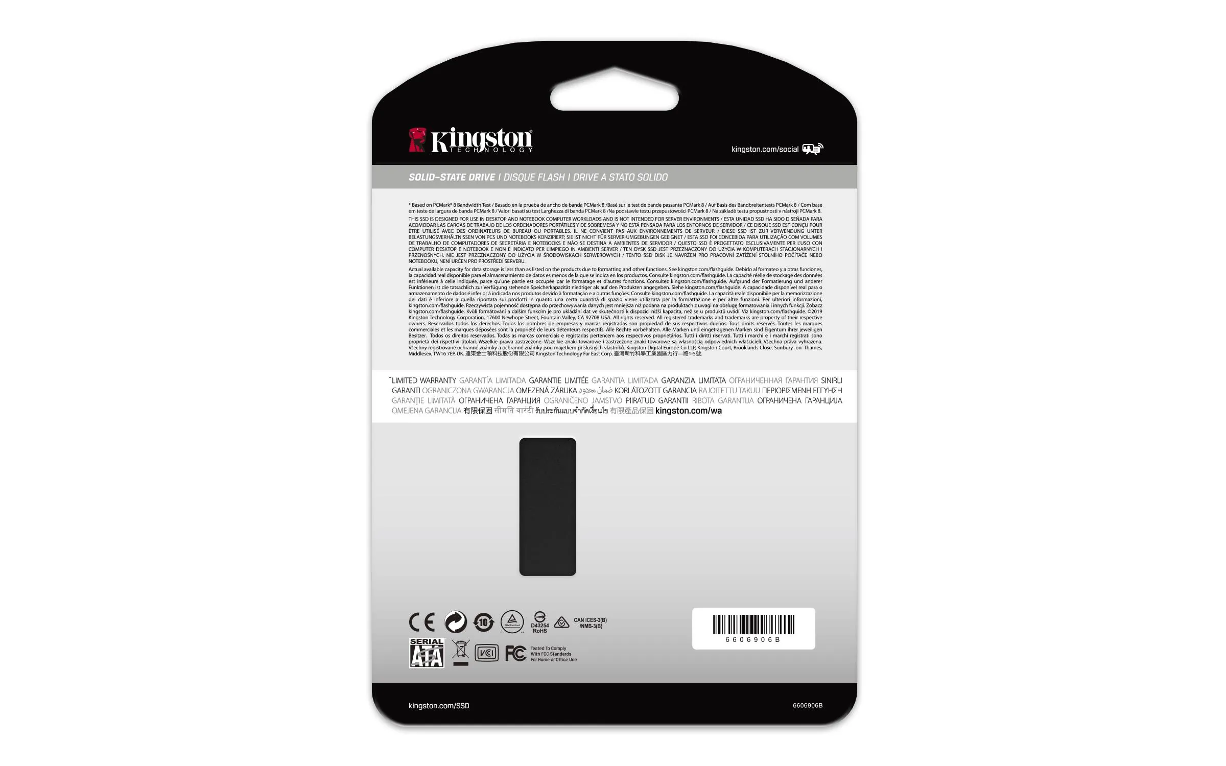Unidad SSD 256GB Kingston KC600 2.5