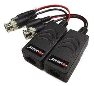 Video Balun HD terminal cable Rj45 + Adaptador power FS-HD4301VP 2