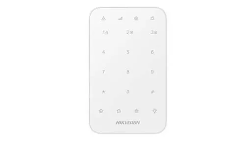 Teclado LED Inalambrico para Control de Acceso Hikvision DS-PK1-E-WB, 433MHz, Cifrado AES-128 3