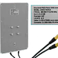Antena Panel MIMO 9dBi 2-SMA-M/5mt  698-960 1710-2700MHz Pol-X Antena Panel 26x17x6cm - Miniatura 3