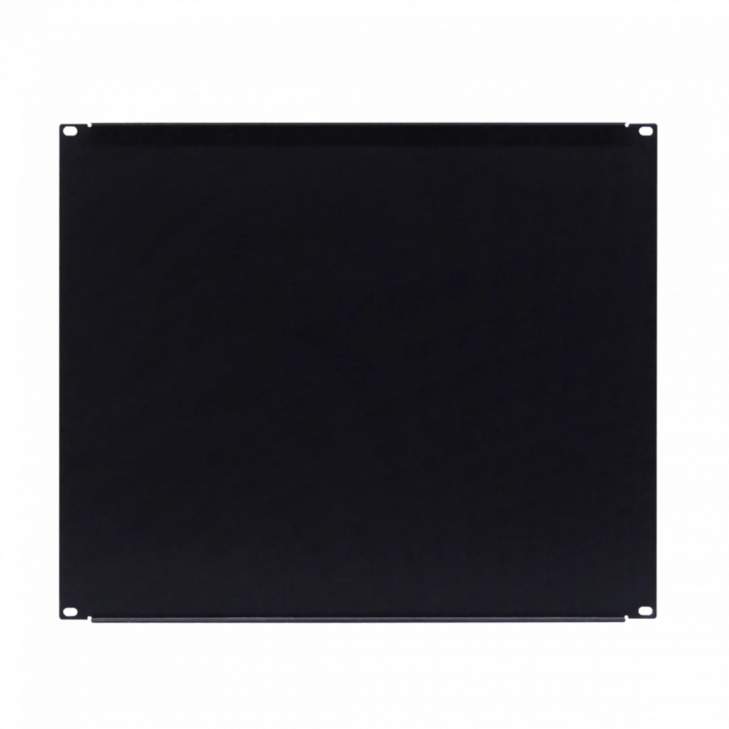 Tapa ciega 9U cubre espacio rack 401mm 19 pulgadas fierro negro  3