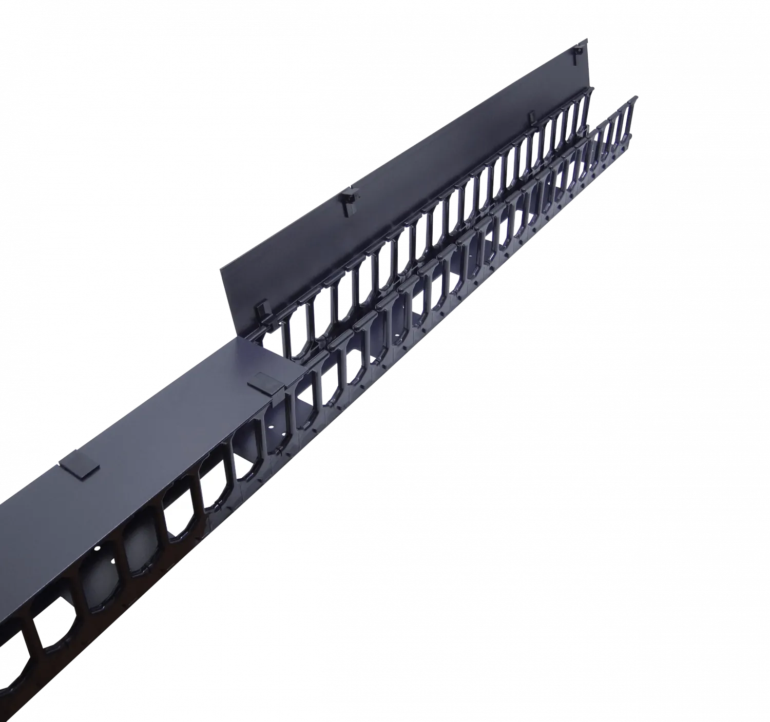 Ordenador vertical 42U 187cm 2-tapa-metal anch-10cm prof-11cm 2
