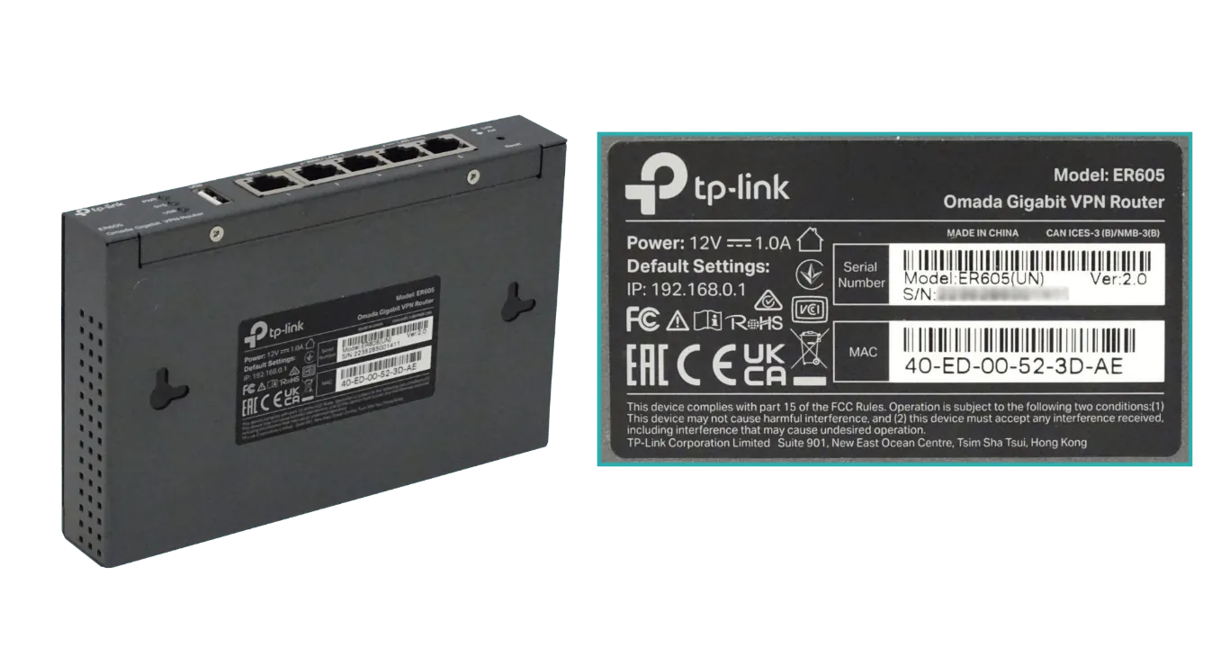 Router TP-LINK VPN Gigabit Omada ER605 (TL-R605) V2, Integrado en Omada SDN, Gestión centralizada 4