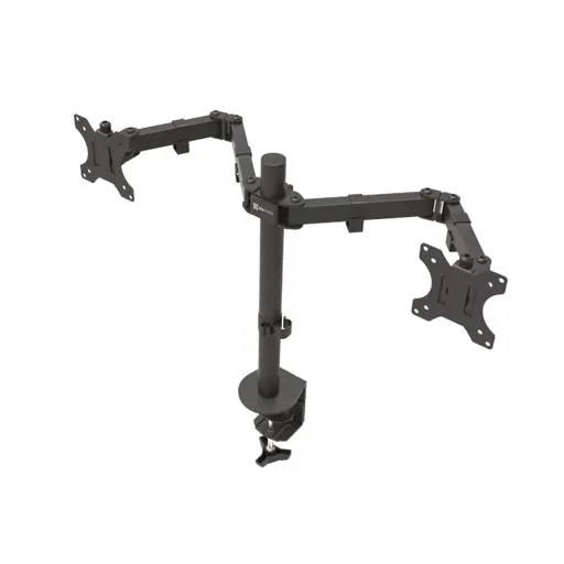 KlipX soporte doble monitor 13-32