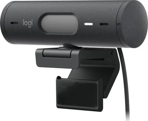 Webcam Logitech Brio 500, Full HD 1080p, Micrófono Integrado, USB-C, Grafito 2