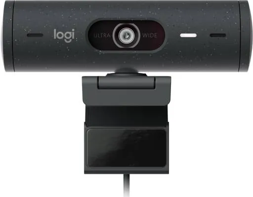 Webcam Logitech Brio 500, Full HD 1080p, Micrófono Integrado, USB-C, Grafito 3