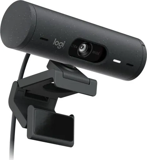 Webcam Logitech Brio 500, Full HD 1080p, Micrófono Integrado, USB-C, Grafito 4