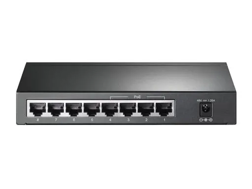 Switch de Sobremesa de 8 puertos Gigabit con 4 puertos PoE 4