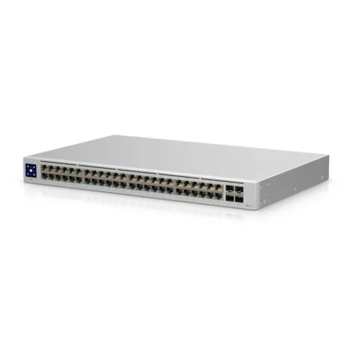 Switch Layer 2 con 48 Puertos Gigabit Ethernet, UniFi Switch 48, En rack (1U) 2