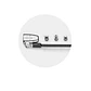 ensington ClickSafe 2.0 Universal Keyed Laptop Lock - Bloqueo de cable de seguridad - 1.8 m - Miniatura 3