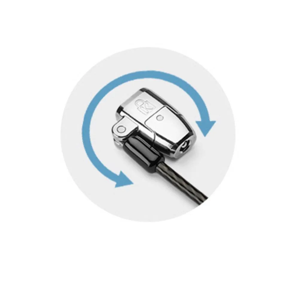 ensington ClickSafe 2.0 Universal Keyed Laptop Lock - Bloqueo de cable de seguridad - 1.8 m 6