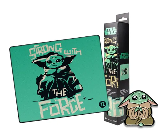 Mouse Pad Gamer Primus Gaming Arena M Star Wars Limited Edition, 32x27 cm, Diseño Grogu - Baby Yoda 2