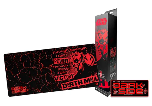 Mouse Pad Gamer Primus Gaming Arena XXL Star Wars Limited Edition, 90x42 cm, Diseño Dark Side 2