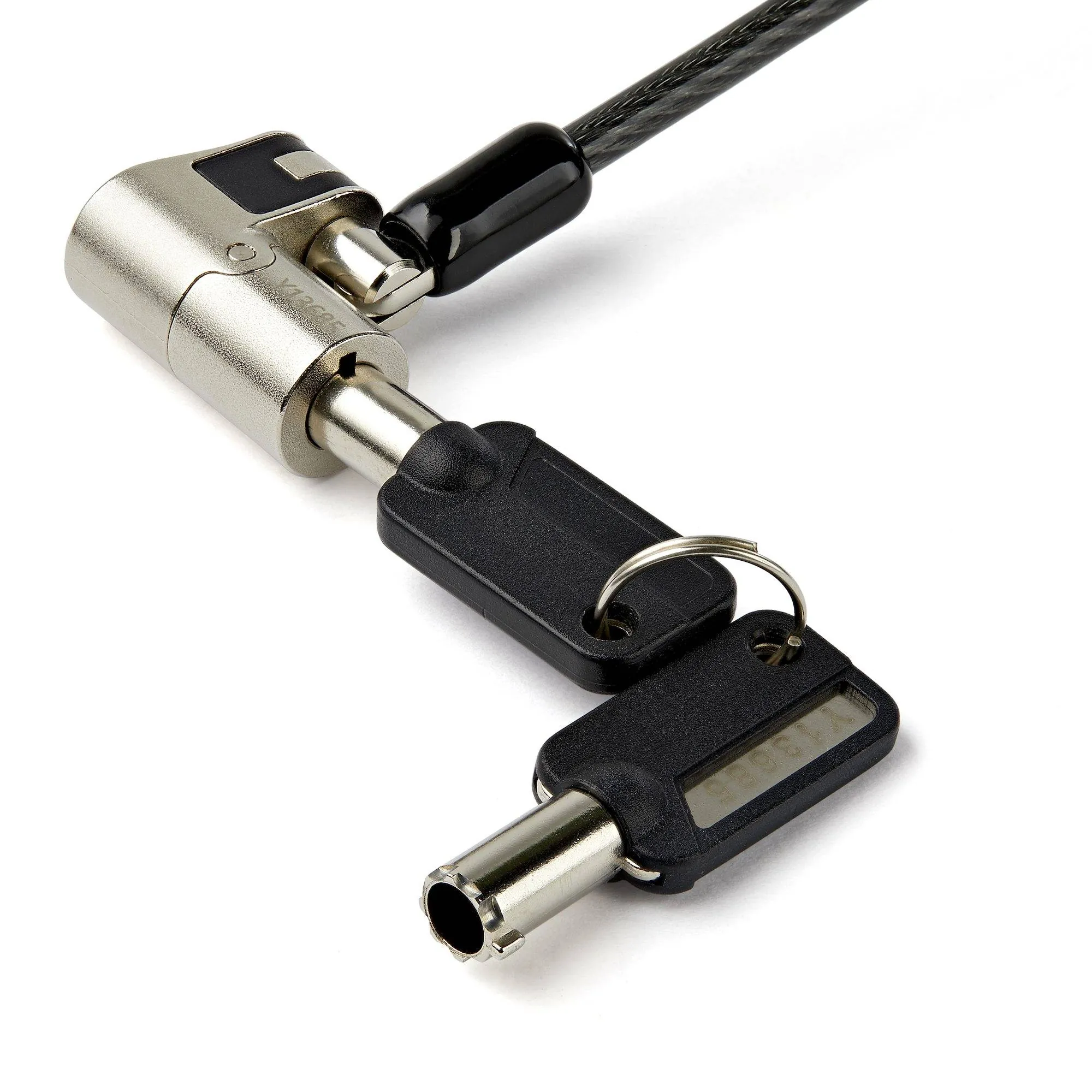 Candado de Seguridad para Notebook StarTech.com K-Slot, Largo 2 Metros, Antirrobo 3