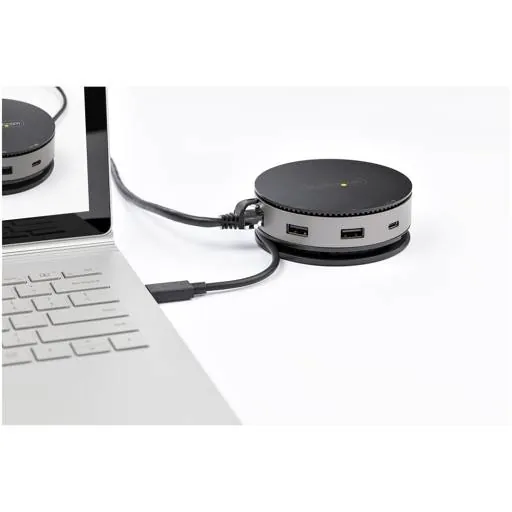 Docking Station StarTech.com, USB-C a HDMI, DisplayPort, VGA, 2x USB 3.2, 75W PD PassTrough, GbE 6