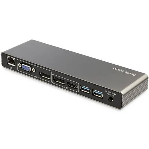 Docking Station StarTech.com, ThunderBolt 3 a 2x HDMI, 1x DisplayPort, 1x VGA, 2x USB 3.0, GbE 2