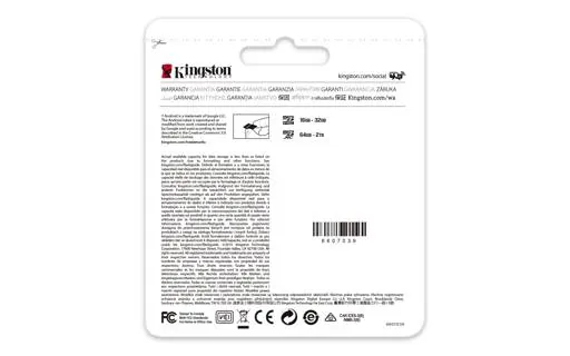 Tarjeta de Memoria MicroSDXC Kingston 128GB Canvas Go! Plus, Lectura 170MB/s, Escritura 90MB/s 4