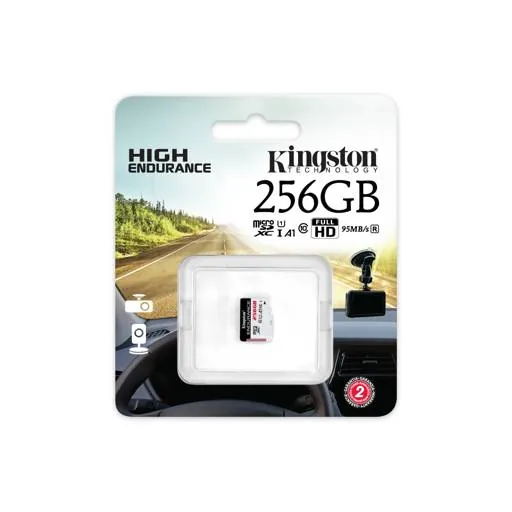 Tarjeta de Memoria MicroSDXC Kingston 256GB High Endurance, UHS-I U1, Clase 10 3