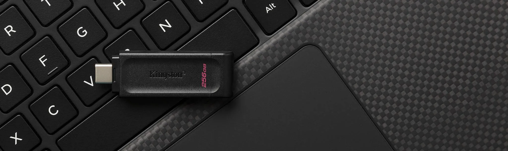 Pendrive USB-C Kingston DataTraveler 70 - 256GB, USB 3.2 Gen 1 7
