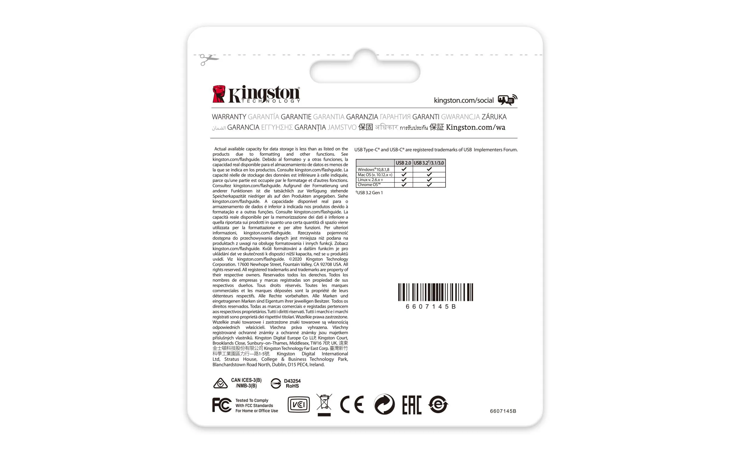 Pendrive USB-C Kingston DataTraveler 70 - 256GB, USB 3.2 Gen 1 6