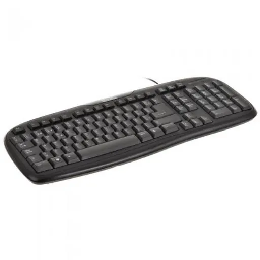 Teclado USB Klip Xtreme Stylus, QWERTY + Numérico, Negro, Español 2