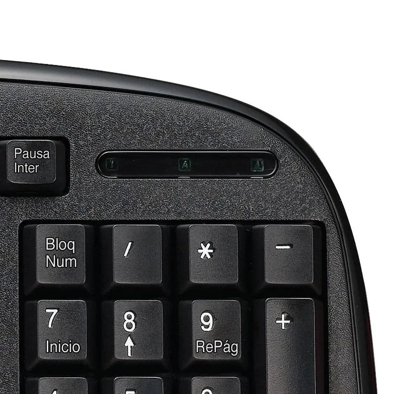 Teclado USB Klip Xtreme Stylus, QWERTY + Numérico, Negro, Español 6