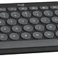 Teclado Bluetooth® Pebble Keys 2 K380s, Estilizado y minimalista con teclas personalizables, Grafito - Miniatura 4
