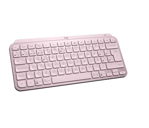 Teclado Inalámbrico Logitech MX Keys Mini, Bluetooth 5.0, 2.4GHz, USB-C, Rosado, Español 4