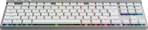 Teclado Gamer Inalámbrico Logitech G515 Lightspeed TKL, Layout ingles, Blanco 4