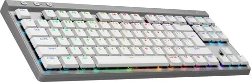 Teclado Gamer Inalámbrico Logitech G515 Lightspeed TKL, Layout ingles, Blanco 2