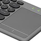 Teclado Inalámbrico con Panel Táctil, Klip Xtreme KeyGlider KCK-550S, Diseño ultradelgado - Miniatura 2