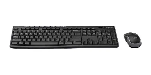 Kit Combo Teclado y Mouse Inalámbrico Logitech MK270, USB, Negro 5