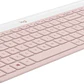 Kit de Teclado y Mouse Wireless Slim Combo MK470, 2.4GHz, USB, Rosado - Miniatura 5