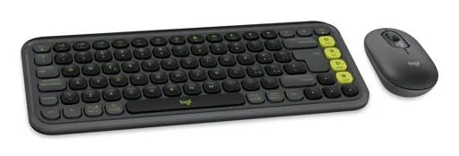 Kit Teclado y Mouse Inalámbricos Logitech POP Icon Combo - Grafito y Verde Español (QWERTY) 2