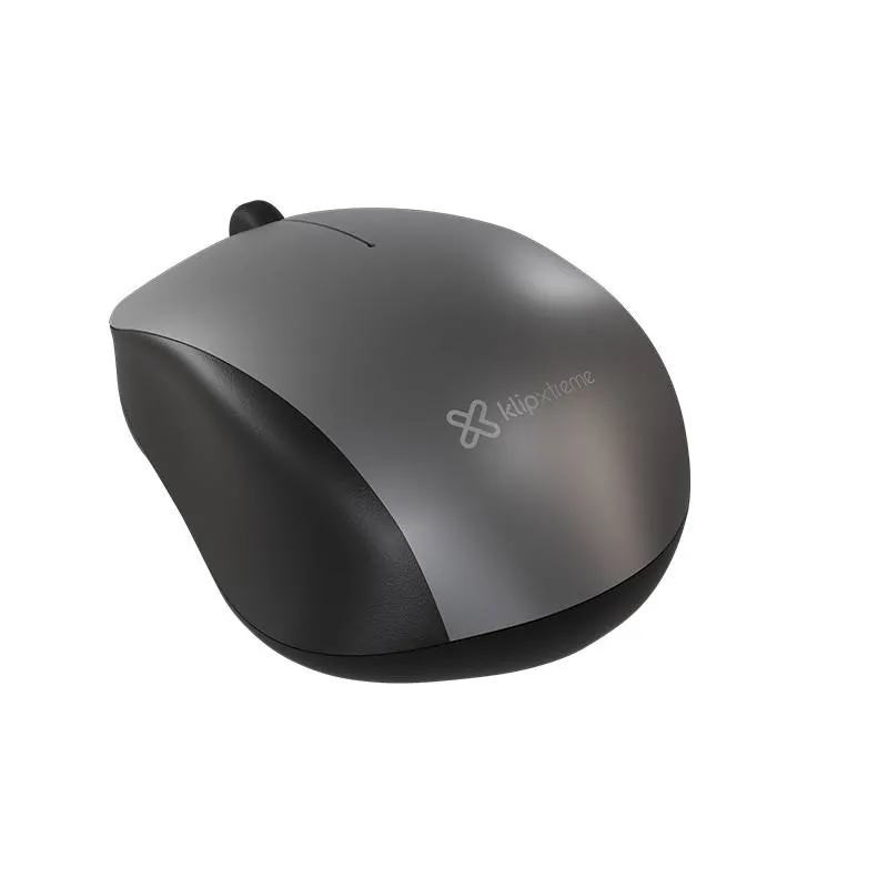 Mouse Inalámbrico Klip Xtreme Furtive, Bluetooth 5.0, 3 Botones, 1600DPI, Gris/Negro 3