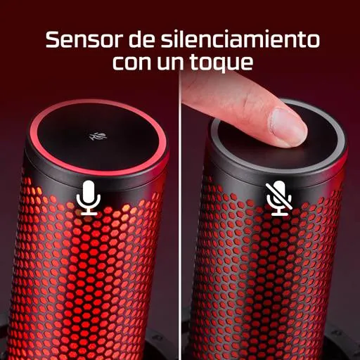 Micrófono Gamer HyperX QuadCast 2 USB, Ideal para Gaming y Streaming, Calidad de Sonido Profesional 5