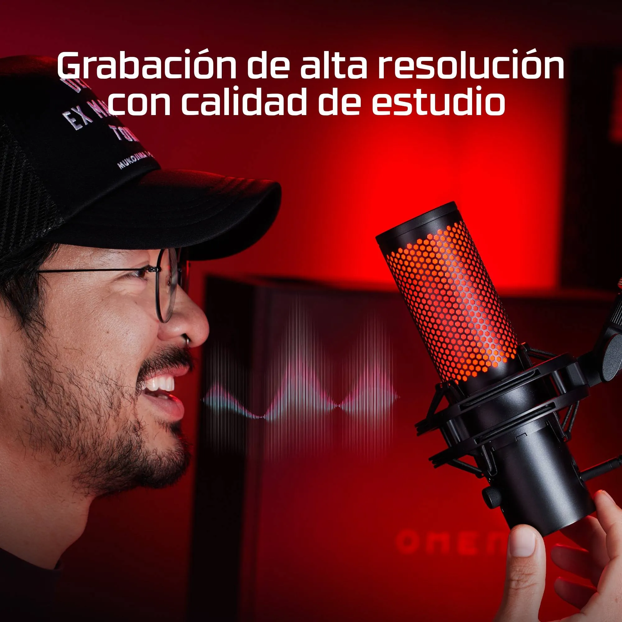 Micrófono Gamer HyperX QuadCast 2 USB, Ideal para Gaming y Streaming, Calidad de Sonido Profesional 10