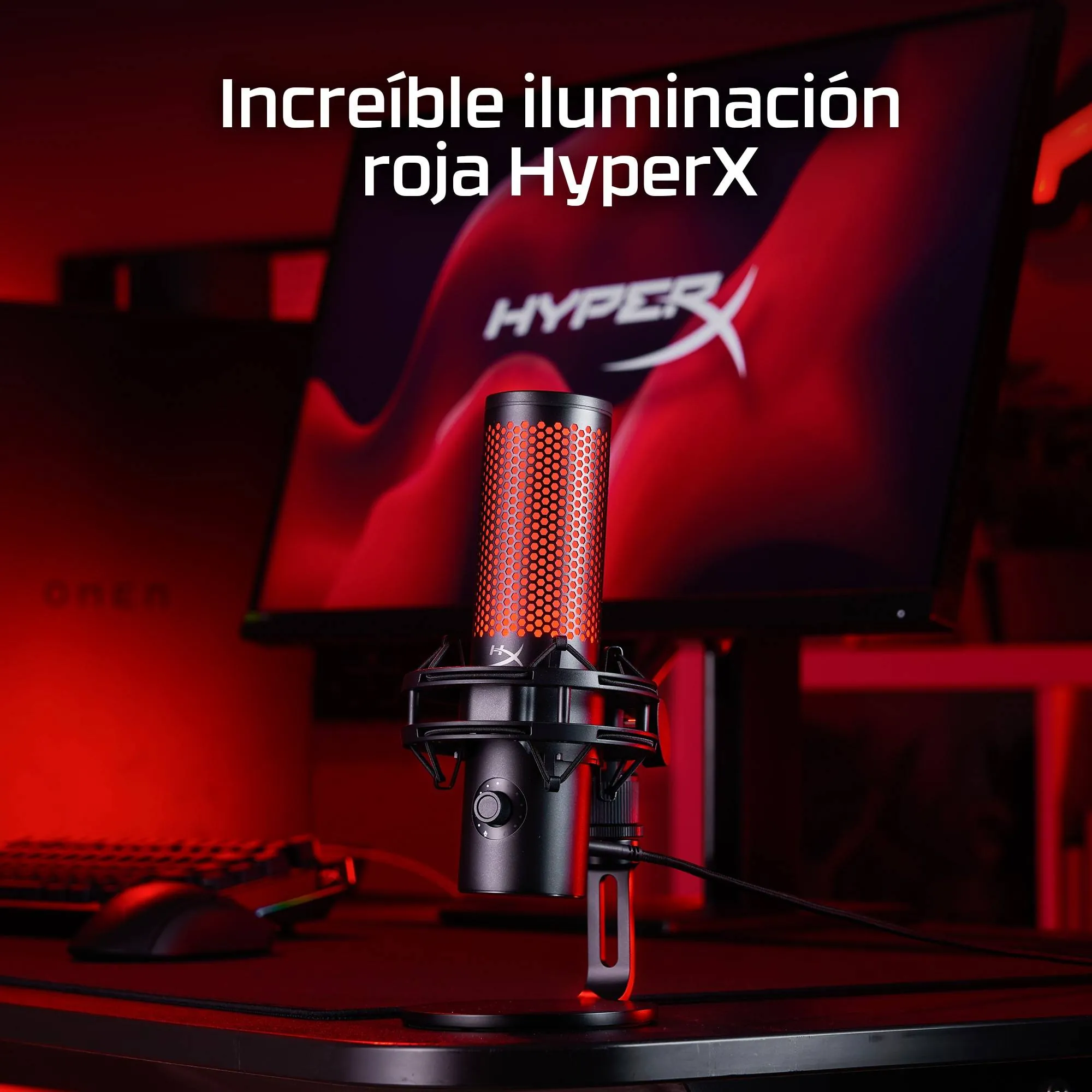 Micrófono Gamer HyperX QuadCast 2 USB, Ideal para Gaming y Streaming, Calidad de Sonido Profesional 13