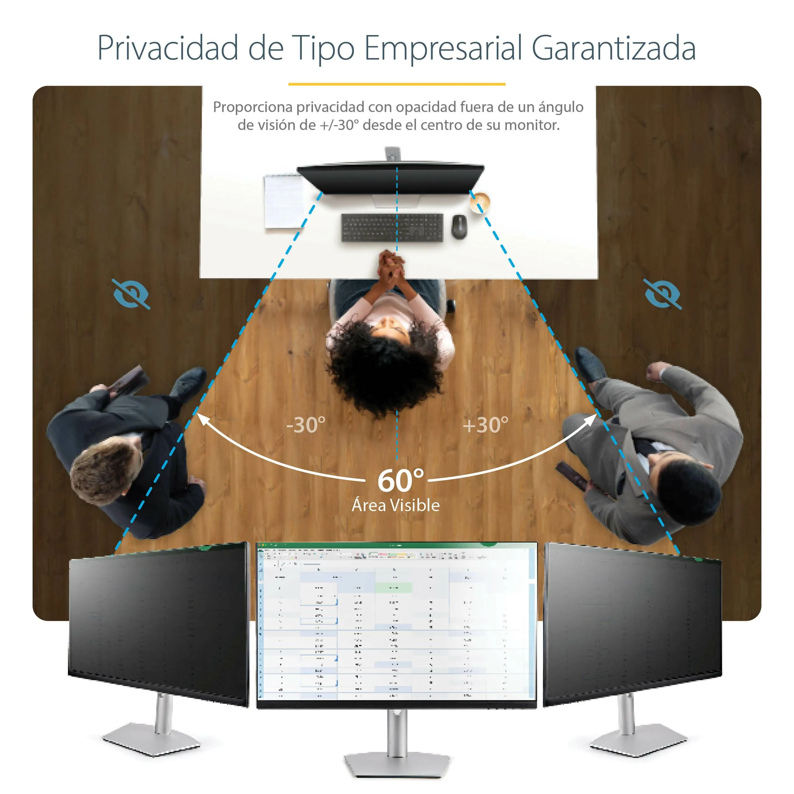 Filtro de privacidad para monitores de 27