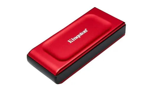 Disco Portatíl SSD Externo Kingston XS1000 1TB USB 3.2 Gen 2 Rojo, Lectura 1050MB/s 3