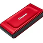 Disco Portatíl SSD Externo Kingston XS1000 1TB USB 3.2 Gen 2 Rojo, Lectura 1050MB/s - Miniatura 3
