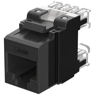 Panduit NetKey Category 6A Punchdown Jack Module - Modular insert - RJ-45 - black 2